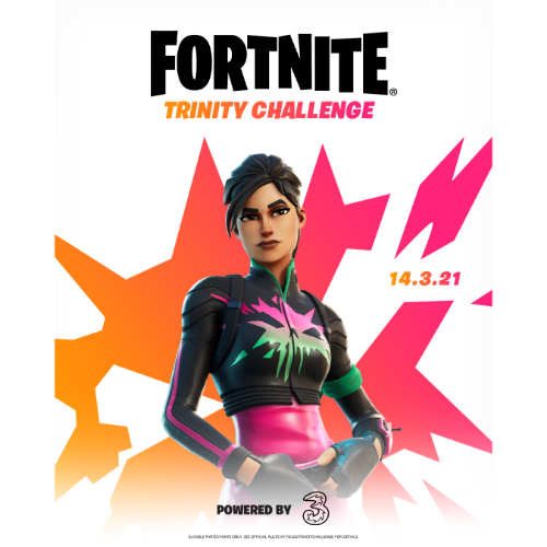 Fortnite character wearing Fortnite Trinity Trooper outfit