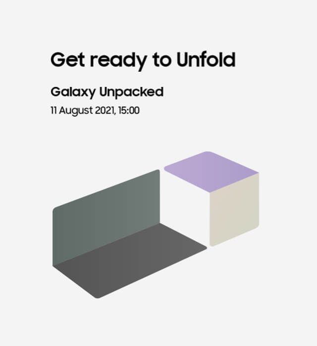 Get ready to Unfold Galaxy Unpacked | 11 August 2021, 15:00