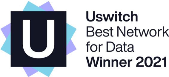 Best Network for Roaming Winner 2021 by Uswitch